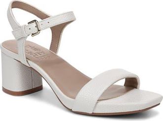 Naturalizer Izzy Block Heel Sandal in Warm White at Nordstrom, Size 6.5