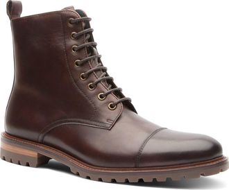 Blake McKay Bryan Cap Toe Boot in Chestnut at Nordstrom, Size 11.5