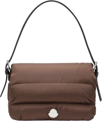 Moncler Caradoc Baguette - Dames - Schoudertassen - Paars - ONE Size - Katoen - Tassen