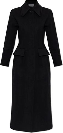 Alexander McQueen Single-Vent Jas - Dames - Mantel - Zwart - S - Wol - Jassen