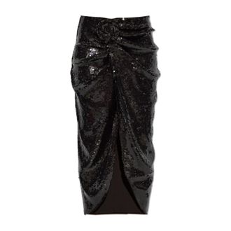 Rotate Rotate Birger Christensen, Dames, Rokken, Bruin, Maat: XS Poliester