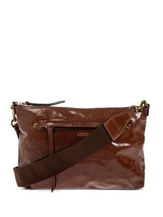 Isabel Marant Nessah leren tas met ritssluiting - Bruin