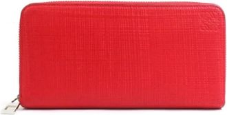 Loewe Pre-owned Wallets, female, Red, Size: ONE SIZE Pre-owned Leather Wallet