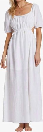 Billabong On The Coast Maxi Dress In Salt Crystal