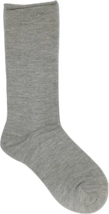Brunello Cucinelli Cashmere Knit Socks - unisex - Ondergoed - Grijs - Maat: L Kasjmier