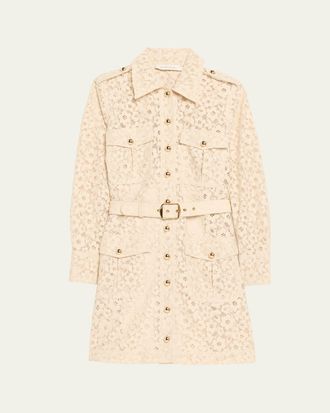 Zimmermann Lace Utility Shirtdress