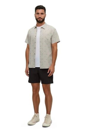 tentree Bike Around Mancos Shirt in Creek Stone/bike Around at Nordstrom, Size Xx-Large