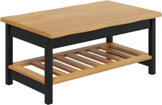 vidaXL Mesa De Centro Ekai Negro 100 X 60 X 45,5 Cm Vidaxl