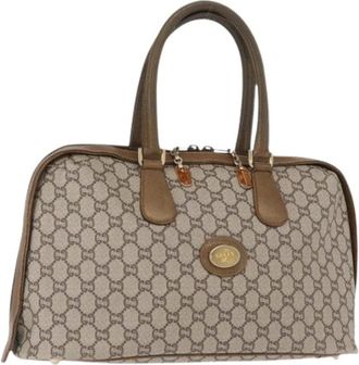 Gucci Pre-owned Handbags, female, Beige, Size: ONE SIZE Pre-owned Plastic Handbag
