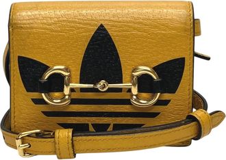Gucci Yellow Leather Wallet (Bi-Fold) (Pre-Owned)