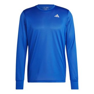 adidas Own the Run Long Sleeve Running T-Shirt Blue HR6600