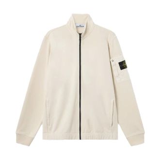 Stone Island Track Jacket - male - Stone Island - Zip-throughs - Beige - 2XL - Sweatshirts & Hoodies