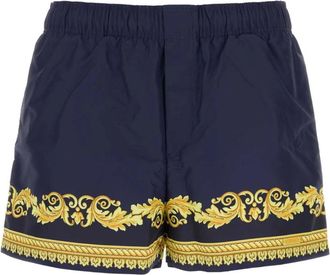 Versace Zwemshorts - Heren - Strandmode - Blauw - M - Polyester - Badmode