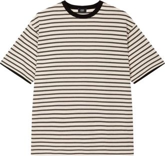 STUDIO TOMBOY striped T-shirt - men - Cotton - M - Neutrals