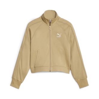 OEM Sudadera Puma T7 Para Mujer, Color Beige, 62146484 R S