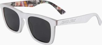 Santa Cruz Mens Santa Cruz Mens Strip Sunglasses - White Collage Black - Size: ONE size