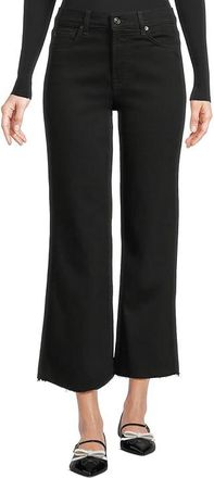 7 For All Mankind Cropped Alexa Jeans in Black Womens Jeans Black : 30 26.5, Cotton/Denim/Elastane