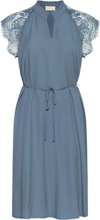 Cream Midi Jurken - Dames - Korte kleedjes - Blauw - XS - Kleedjes