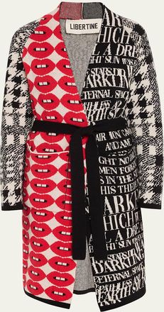 Libertine - Libertine Mix It Up Cashmere Belted Slim Cardigan