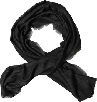 Dolce & Gabbana Lace Stole - Heren - Zijden sjaals - Zwart - ONE Size - Wol - Accessoires