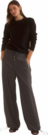 Cynthia Rowley Elea Wool Cashmere Sweater in Black at Nordstrom, Size Large
