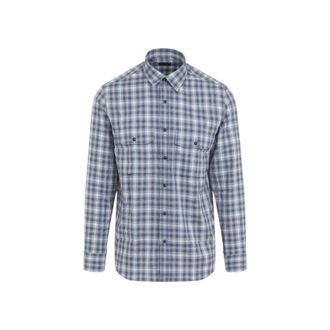 Brioni Shirts Blue