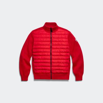 Canada Goose HyBridge Knit Jacket (Men, Carmine Red, XL)