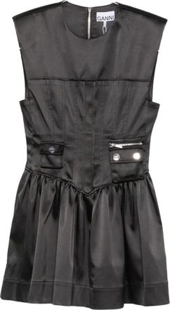Ganni Mujer, Vestidos, Negro, Talla: XS