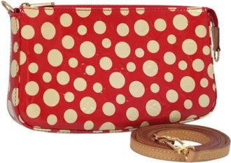 Louis Vuitton Tweedehands leren Louis Vuitton tassen - Dames - Vintage Schoudertas - Rood - ONE Size - Leer - Vintage