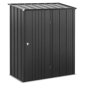 OUTSUNNY Cobertizo de jard&iacute;n 161.5x94.5x196 cm negro