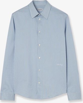 Burberry Camicia in cotone con motivo a righe - BURBERRY - gender_Man