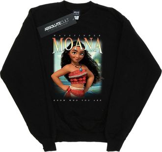 Disney Heren Moana Montage Sweatshirt (Zwart)