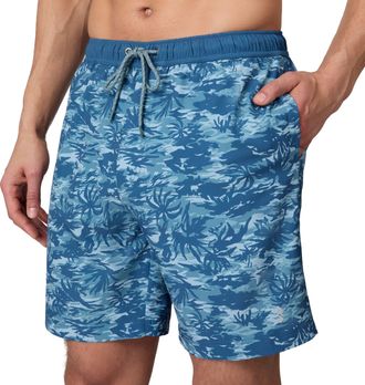Free Country Mens Surf Camo Swim Short
