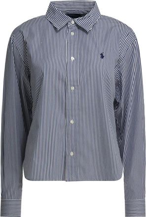 Polo Ralph Lauren Relaxed Fit gestreept katoenen overhemd - Dames - Overhemden - Veelkleurig - XL - Katoen - Overhemden