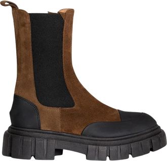 Bervicato Stijlvolle Enkellaars voor Vrouwen - Dames - Chelseaboots - Bruin - 40 EU - Schoenen