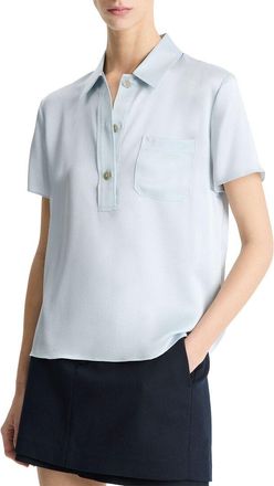 Vince Silk Polo Shirt