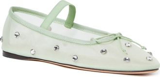 Loeffler Randall Leonie Mary Jane Ballet Flat in Seafoam at Nordstrom Rack, Size 10.5