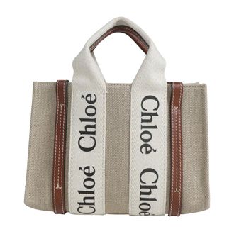 Chlo&eacute; Handbags, female, Multicolor, Size: ONE SIZE Woody Mini Tote