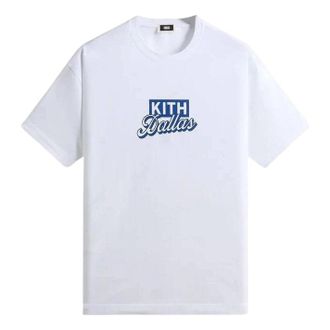 Kith Dallas Classic Logo T-Shirt White KHMG030071-101
