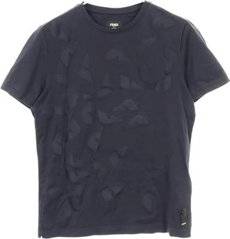 Fendi crew-neck T-shirt - Blue