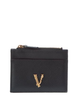 Versace Virtus Leather Card Case