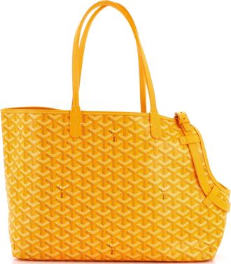 Goyard Chien Gris Pet Carrier Tote Coated Canvas