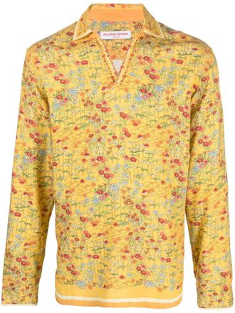 Orlebar Brown Ridley Solo Fantasy shirt - Yellow
