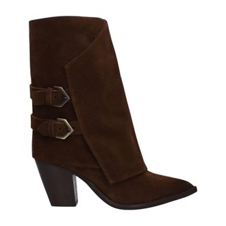 Lina Locchi Aw427 Heeled Laarzen - Dames - Schoenen - Bruin - Maat: 40 EU Su&egrave;de