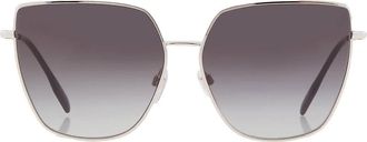 Burberry Alexis Grey Gradient Cat Eye Ladies Sunglasses BE3143 10058G 61