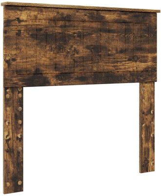 vidaXL Cabecero Roble Ahumado 90 Cm Madera Contrachapada Vidaxl