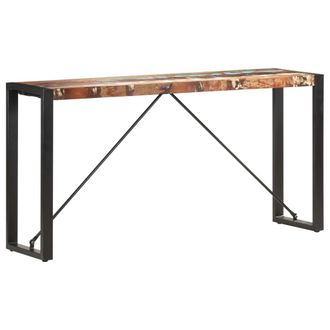 vidaXL Mesa Consola De Madera Maciza Reciclada 150x35x76 Cm Vidaxl