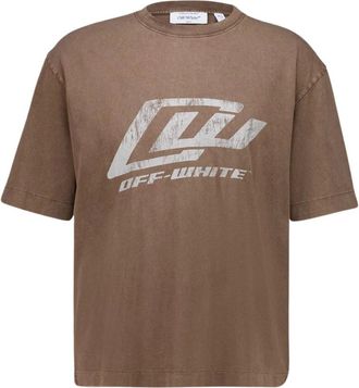 Off-white OWR Skate T-shirt - male - Off White - T-Shirts - Brown - XS - Tops