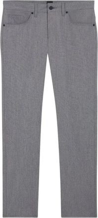 HUGO BOSS Delaware Slim-fit Broeken - Heren - Slim Fit Broeken - Grijs - W40 L34 - Polyester - Broeken