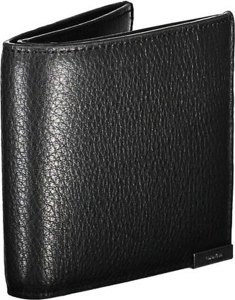 Calvin Klein Pebbled Leather Wallet - Black